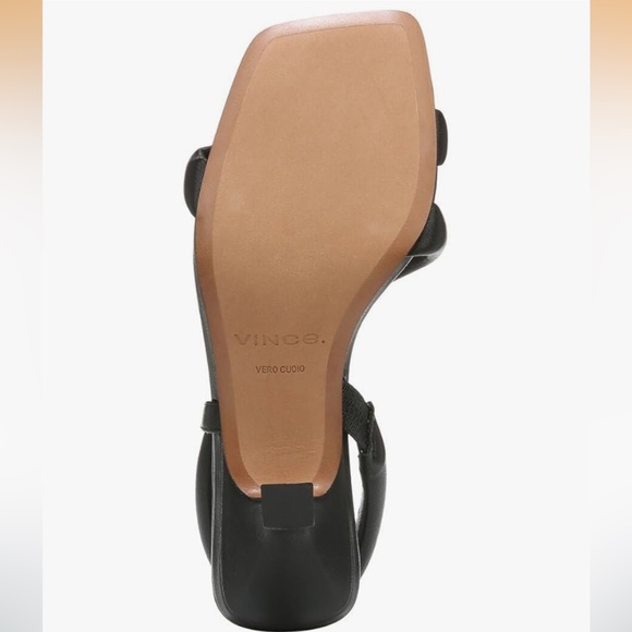 Black Strappy Heeled Sandals - Picture 4 of 4